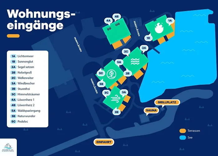 Lägenhet Residenz - Sonnenglut - Seeterrasse - Sauna - Parkplatz *