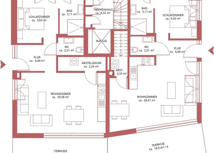 Daire Residenz - Sonnenglut - Seeterrasse - Sauna - Parkplatz Bad Zwischenahn